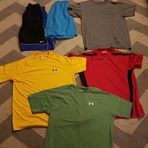 Mens medium shorts shirts lot
